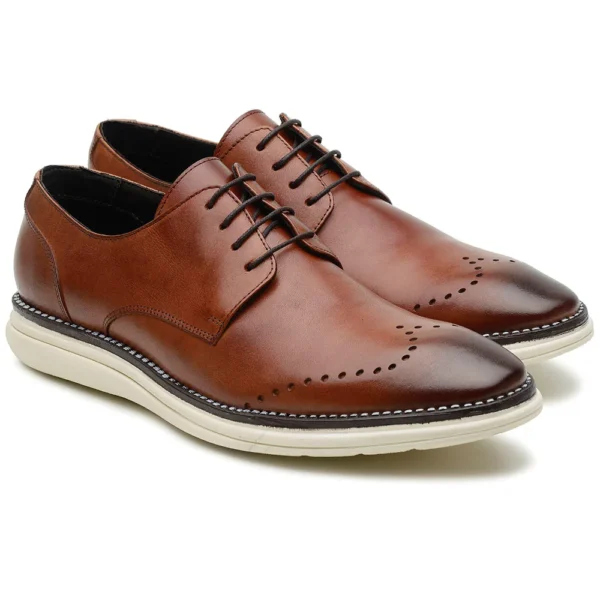 Sapato Casual Bernardini Caramelo - Imagem 3