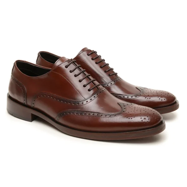 Sapato Social Oxford Blinder Marrom - Imagem 2