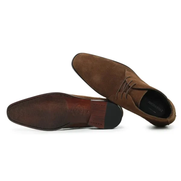 Bota Social Nobuck Gianni Marrom - Imagem 2