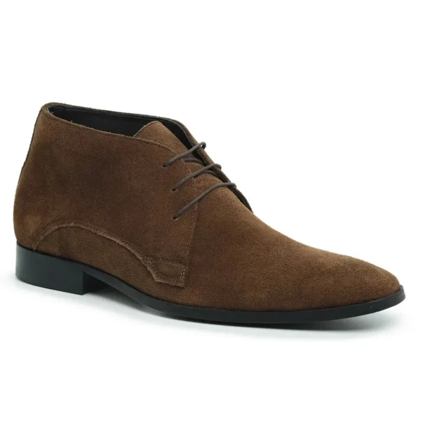 Bota Social Nobuck Gianni Marrom - Imagem 3