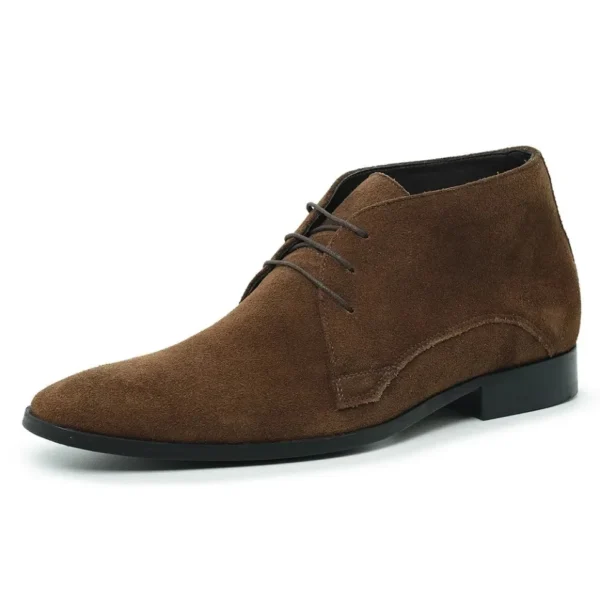 Bota Social Nobuck Gianni Marrom - Imagem 4