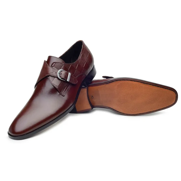 Sapato Social Vitale Marrom - Imagem 3